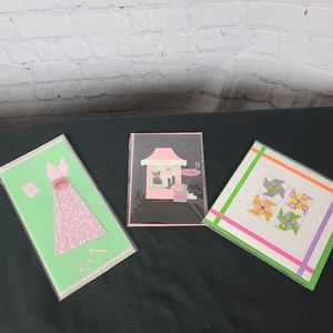 3D Cards  All are Blank Inside 3 Pieces.